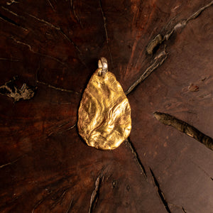 Gold Teardrop Pendant