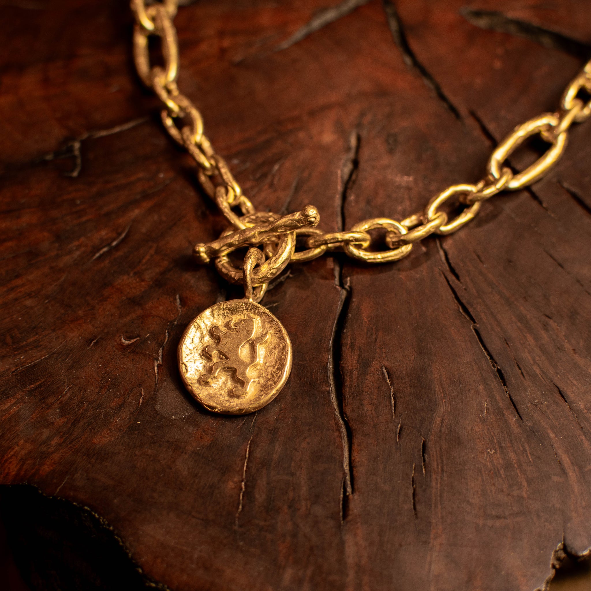 Gold Duo Link Necklace