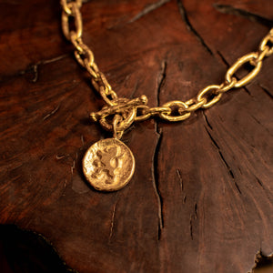 Gold Duo Link Necklace