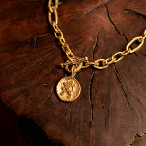 Gold Duo Link Necklace