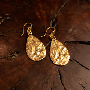 Gold Teardrop Earrings