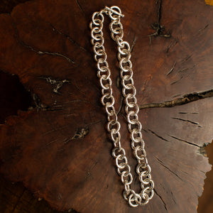 Large Round Link Necklace