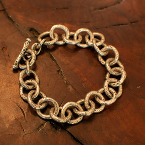 Large Round Link Bracelet