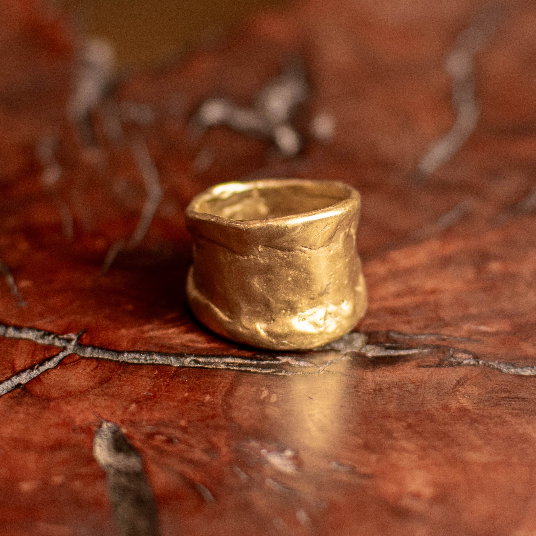 Gold Vermeil Flare Ring