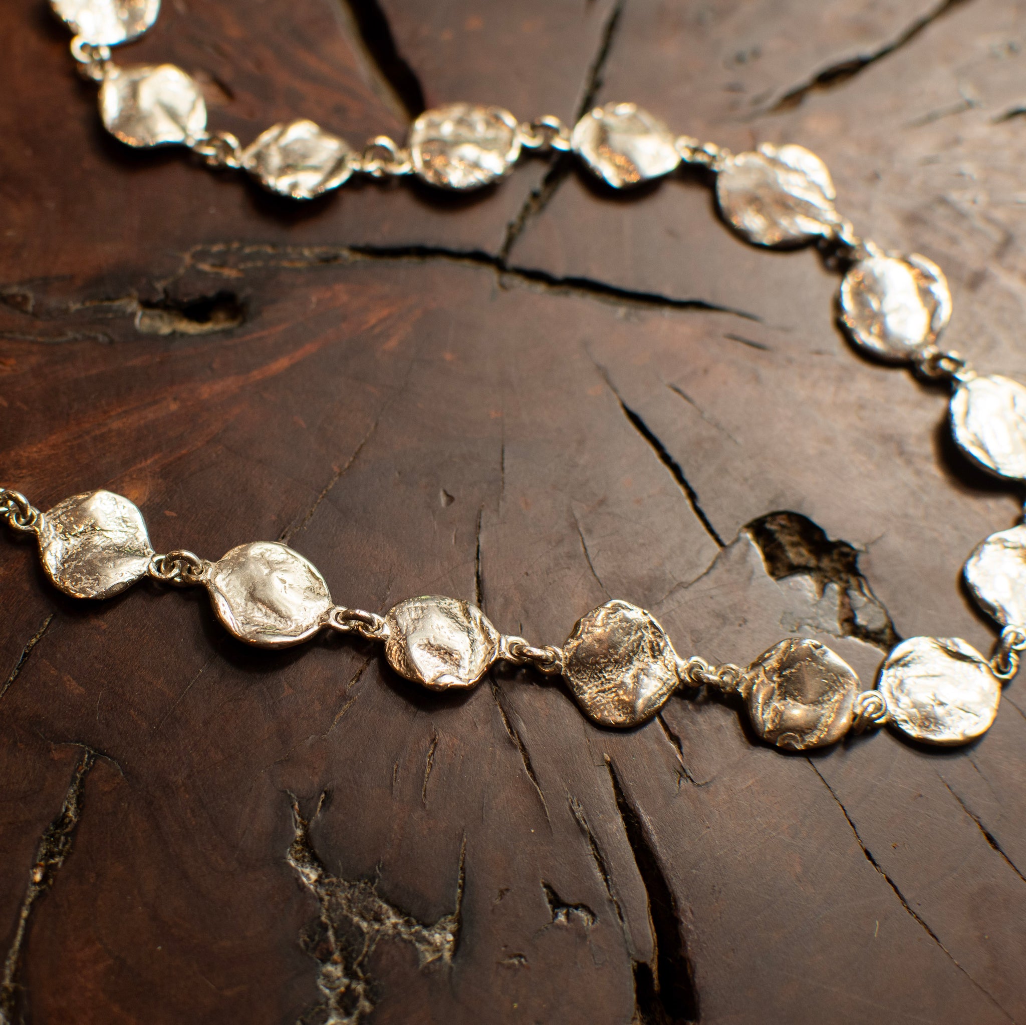 Sterling Silver Lily Pad Necklace