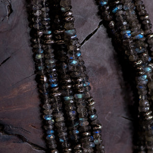 Multi Strand Labradorite Necklace